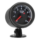 2-1 6 Inch  52mm  Tachometer 8000 Rpm Gauge With Holder White Backlight Tach 