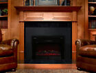 Xtremepowerus 1500w Electric Fireplace Insert Heater Adjustable Remote   Timer