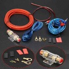 1500w Amplifier Audio Cable 8ga Car Holder Subwoofer Amp Wiring Fuse Wire Kit Us
