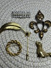 Antique Victorian Lot Of Brooches