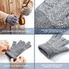 Palmyth Wool Fishing Gloves 3-cut Fingers Warm For Men And Women Cold Weather   