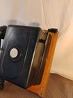     vintage Automatic Electric Co Wall Phone  1940s  Hand Crank Wood Base Clean 