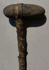 Antique Native American Indian War Club Huge 8 Inch Stone