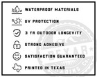 Gps Tracking Enabled Sticker Vehicle Security Warning Anti-theft Decal 4-pack