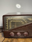 Vintage 1948 Zenith 7h822 Tabletop Am fm Tube Radio Bakelite Chassis 7e02 - Read