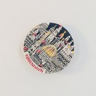 Denmark Copenhagen Landmark Building Disc Tourist Souvenir Resin Fridge Magnet