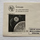 1965 Argentina Airmail Stamp Fdc The 100th Anniversary Of The I t u  5-11-1965