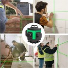 360   Self Leveling Rotary 16 Lines 4d Laser Level Cross Line Auto Measure Tools