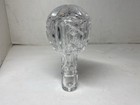 Vintage Large Clear Glass Bottle Stopper