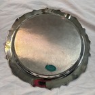 Vintage Towle Silver Plate Serving Tray - Round E p  2853