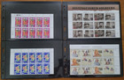 Us Stamps Partial Sheets blocks Collection On 8 Stock Sheets Mnh Og - Fv  105 05