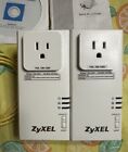 Lot Of 2 Zyxel Pla-407 Powerline Ethernet Adapter