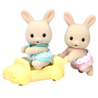 Sylvanian Families Milk Rabbit Twins Dolls Set U-88 U88 Epoch Calico Critters