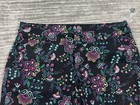Ana A New Approach Shorts Womens 2 Black Floral Chino Twill Casual