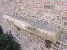 Hand Hewn Barn Wood Fireplace Mantel Floating Rustic Reclaimed  7x8x64 Live Edge