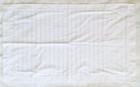 Set Of 2 Conran Percale King Shams 20 x36  Blue Stripes On White 100  Cotton New