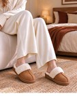 Fuzzy Slippers For Women Memory Foam Indoor House Shoes