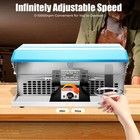 500w Polishing Buffing Machine Jewelry Polisher Table Top Dust Collector   Light
