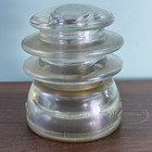 Vtg Hemingray 56 Clear Glass Insulator Made In Usa33 - 52 Excellent Condition