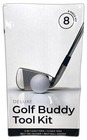 Deluxe Golf Buddy Tool Set 8-piece Multi-tool Golf Tees Tin Pack Of 2 New
