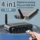 Bluetooth 5 1 Audio Converter Adapter Digital Optical To Analog Rca 3 5mm L r A