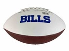 Keon Coleman Signed Autographed Buffalo Bills Logo Football Beckett Bas Coa