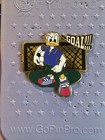 World Cup Time - Mickey And Friends Soccer Goal Enamel Pin - Donald Duck