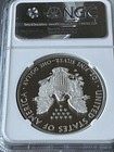 2018   First Day Of Issue   Pf 70  Ultra Cameo    1 Oz  Silver Eagle Coin