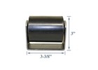 Slide Gate Roller 3  Top Guide Rubber Sliding Rolling Metal Door Wheel   Lot 4
