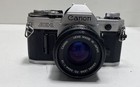 Vintage Canon Ae-1 35mm Slr Camera   3 Lens Photography Lot Tested