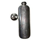 Vintage Charles Rennie Mackintosh Pewter Hip Flask Art Nouveau With Box