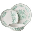 The Pioneer Woman Agatha Green 12-piece Stoneware Dinnerware Set