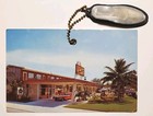 Fl Ocean View Motel Key West   Mini Mans Shoe With Sand Key Chain Postcard Dw2