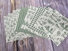 Stampin  Up  Toile Tidings Dsp- 12 Sheets 6x6 Designer Series Paper Red green