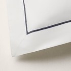 Ralph Lauren Palmer Percale European Sham Loft Gray Organic Cotton 26x26 New