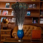 20pcs Natural Peacock Feathers Long Pole Bulk 40-45 Inch For Diy Craft  Weddi   