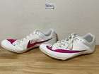 Nike Zoom Rival Sprint Pink white Track   Field Spikes Sz Men s 9 5 Dc8753-101