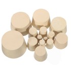Rubber Stopper Bungs Laboratory Solid Hole Stop Push-in Sealing Plug