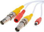 Flashmen 2-pack 25ft Hd Video Power Security Camera Cables Pre-made All-in-one