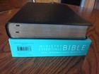 Niv Ministry Essentials Bible - Black Genuine Leather -  pastors Preacher Bible 