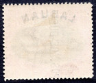 Labuan 1901 Postage Sc   j6c Color Error Orange   Black Instead Of Red