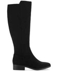 Style co Charmanee Womens Knee High Riding Boots Black Faux Suede 10017739700
