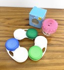 3x Bausch Lomb Contact Lens Storage Case   Rotation Contact Lens Cleaning Cases