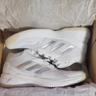 Adidas Crazyflight 6 Mid W Women s Volleyball Shoes White Silver Hp7030 Mesh