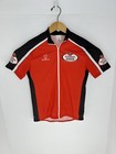 De Marchi Cycling Jersey Size Medium Red Black Full Zip Red Toyota Schwinn