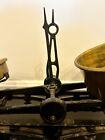 Antique Cast Iron Mercantile Balance Scale Brass Balancing Trays