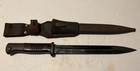 Ww2 German K98 Bayonet With Scabbard And Leather Frog