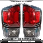 Pair Black Tail Lights For Toyota Tacoma 2016-2021 2022 2023 Left And Right Side