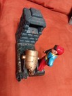 Vintage Cast Iron Coin Firing Cannon  Artillery Coin Bank  Reproduction  Works 