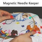 4 Pcs Needle Minders Magnetic Cross Stitch Fabric Clips  Macron Color Magnetic 